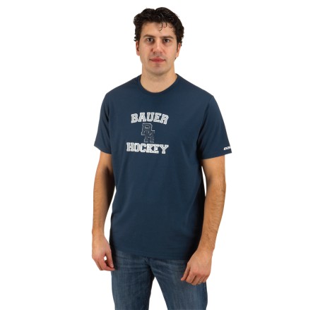 Koszulka krótki rękaw Bauer Varsity Interlock Sr