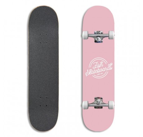 Deskorolka kompl. Fish Standard Retro Pink
