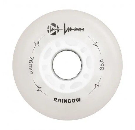 Luminous 76 mm/85 A LED wheels.
