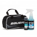 Zestaw sportowy - kosmetyczka Bauer - żel antybakteryjny- odświeżacz zapachowy