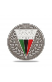 Collector's coin of GKS Tychy 50 years