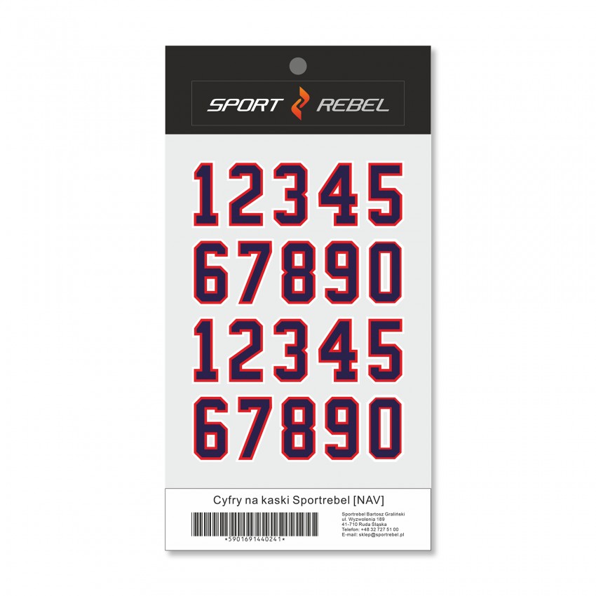 Sportrebel helmet numbers Stickers Hockey shop Sportrebel