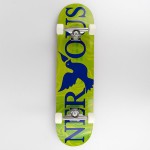 Complete skateboard Nervous skateboard Classic Logo Green
