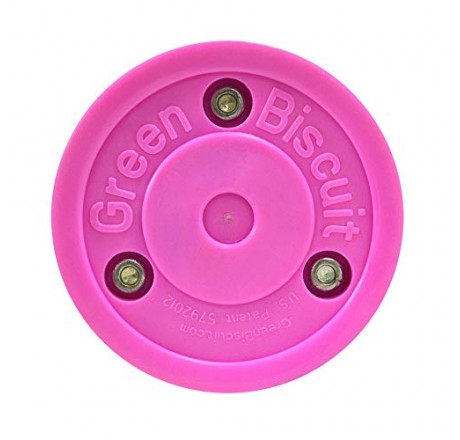 Green Biscuit in-line hockey puck