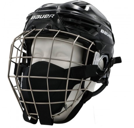 Bauer sports mask under the JR lattice .