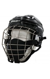 Bauer sports mask under the Sr lattice
