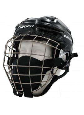 Bauer sports mask under the Sr lattice