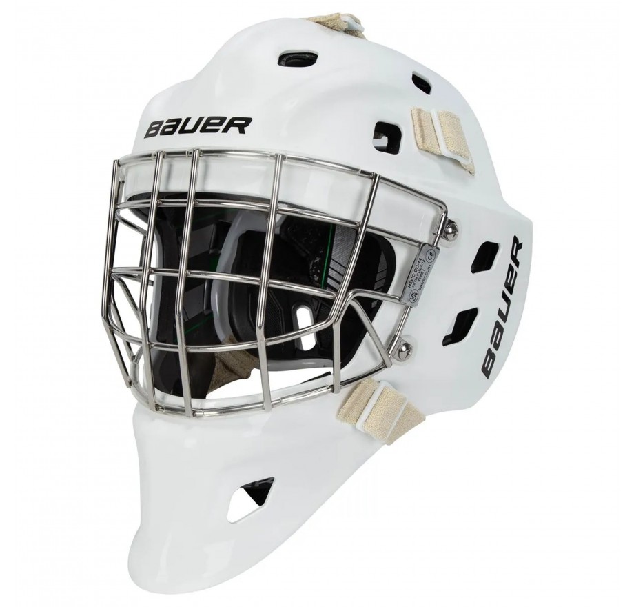 Why don't we see goalies with neck guards and old style masks