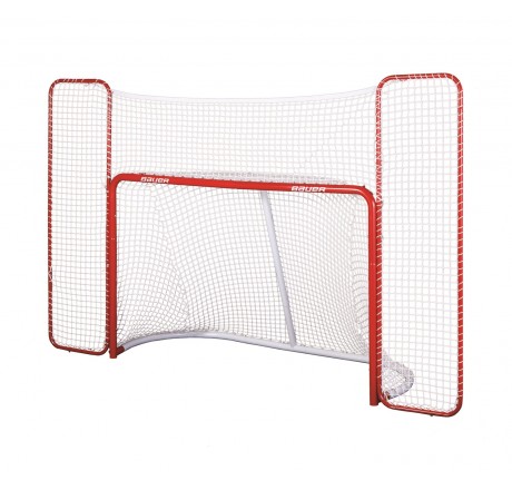 Bauer Official Performance Steel Hockey Goal w/Backstop