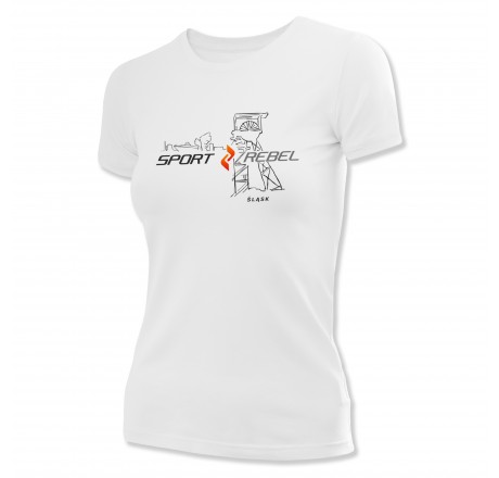 Koszulka krótki rękaw Sportrebel Śląsk Wmn