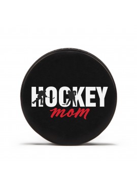 The Sportrebel PUK MOM ice hockey puck