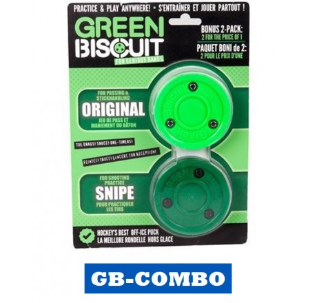 Green biscuit bonus 2-pack / paquet boni de 2 rondelles