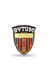 Polonia Bytom acrylic magnet coat of arms.