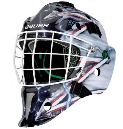 BAUER NME Street Torwart Maske USA Junior Einheitsgröße Street/Eishockey, 