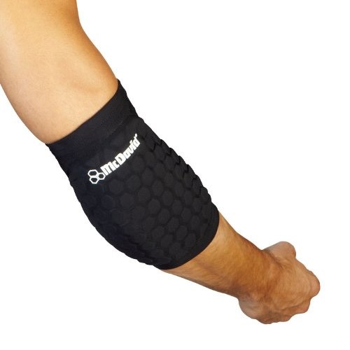 McDavid Hex Knee Compression Sleeves, Pull-On Padded Protection