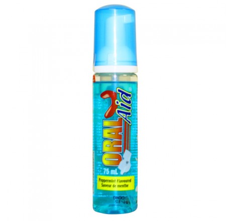 Oral-Aid Sanitizing Mouth Guard Foam Sidelines