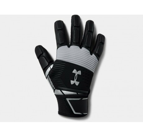 Under Armour Men's UA Combat V Football Lineman Gloves 1271190-100 