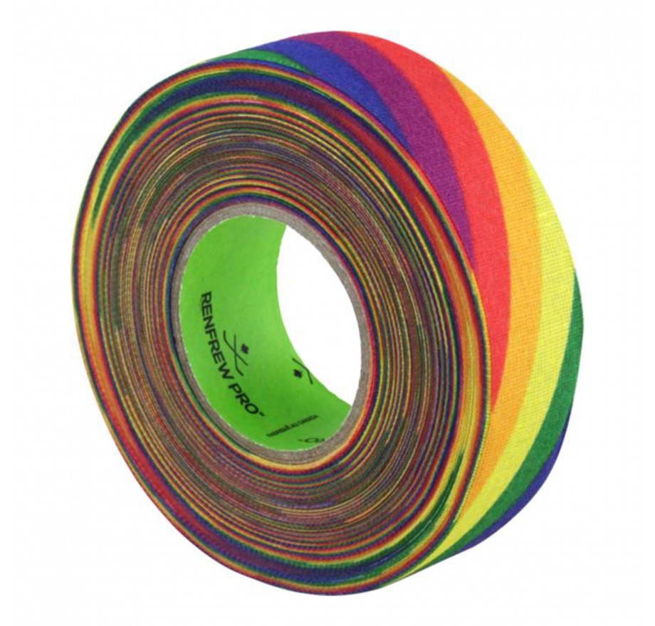 Renfrew Pro Rainbow Cloth Hockey Tape, Tapes and waxes