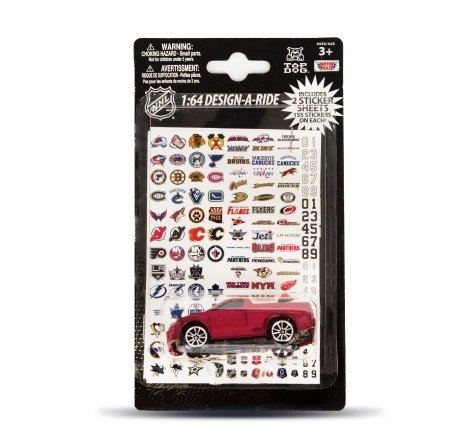 Resorak z zestawem naklejek NHL