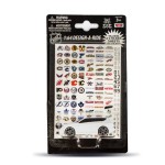 Resorak z zestawem naklejek NHL