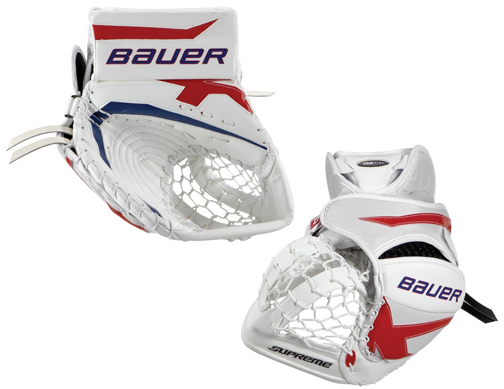 auteursrechten Bermad Gewoon overlopen Bauer Supreme One100 Pro Goalie Glove | Senior Goalie Gloves | Hockey shop  Sportrebel