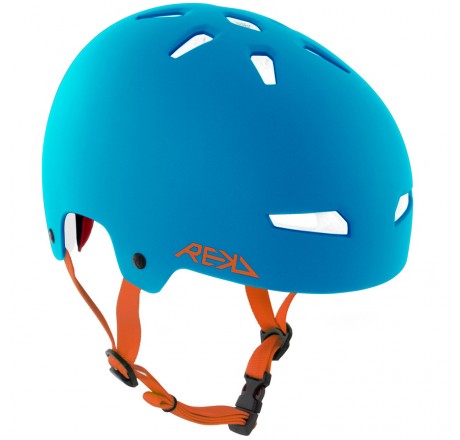 Blue/Orange REKD Protection Elite Helmet 