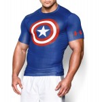 Under Armour HG Alter Ego Cpt. America short sleeve