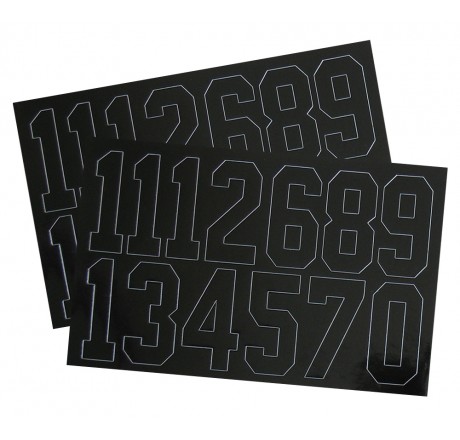 A&R Number Decals