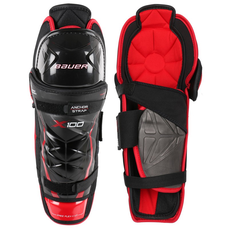 Bauer Vapor X 100 Sr. Shin Guards Shinguards Hockey shop Sportrebel