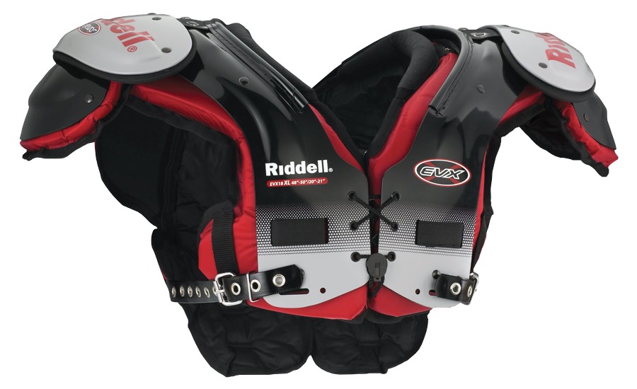 Riddell Custom Power Football Shoulder Pads w/Back Plate, XL (20-21)